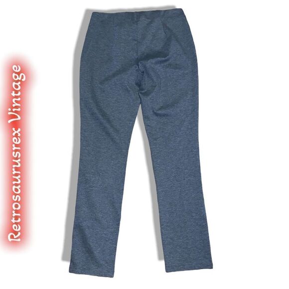 MIRA 88 stretch heather gray pull on business casual trouser pants, size 8 - Picture 3 of 5